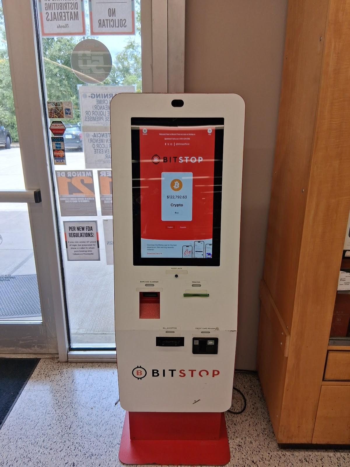 Bitstop ATM at Spec's Wine Spirits in Spring, TX