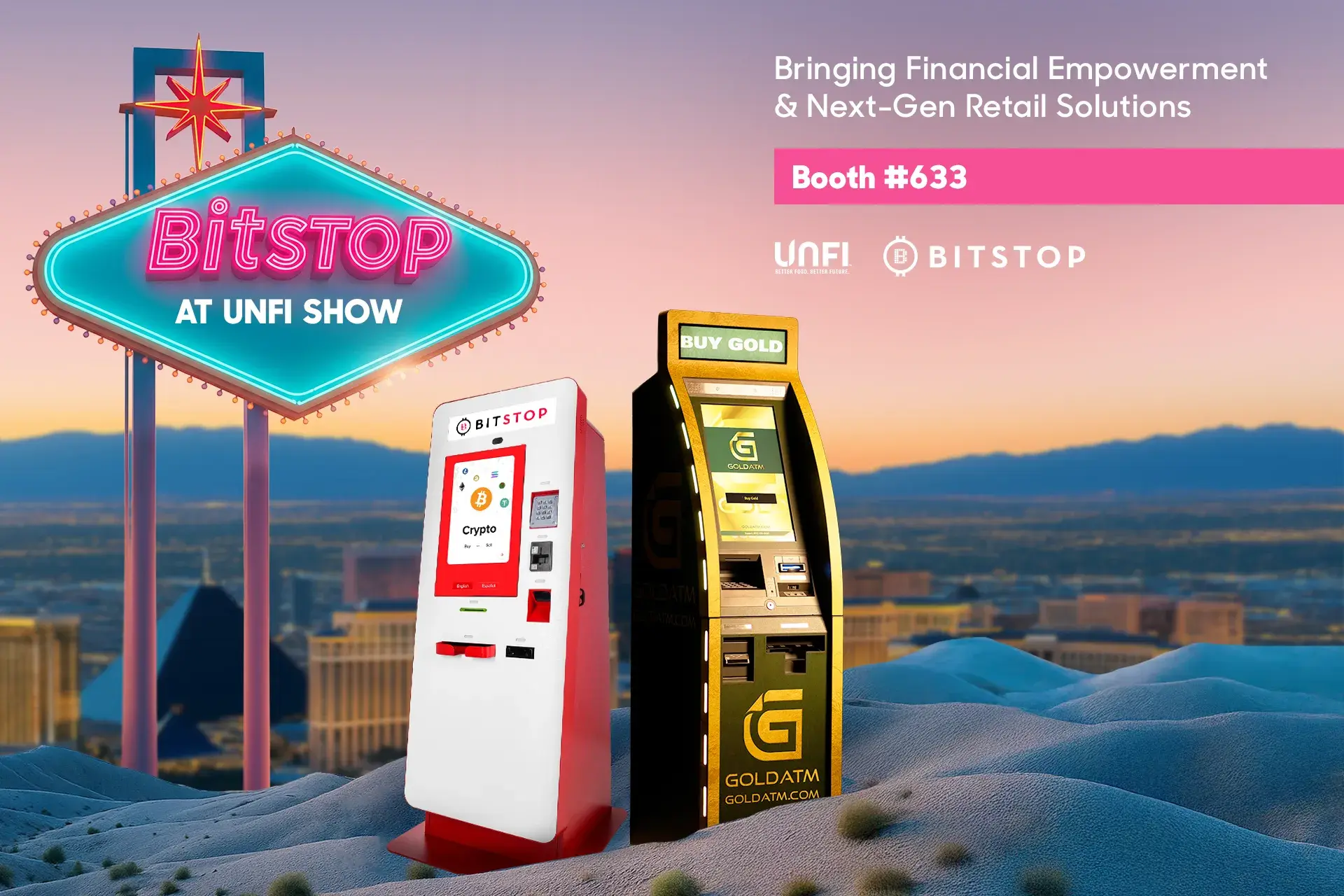 Bitstop Showcases Crypto and Gold ATMs at 2025 UNFI Holiday & Winter Show