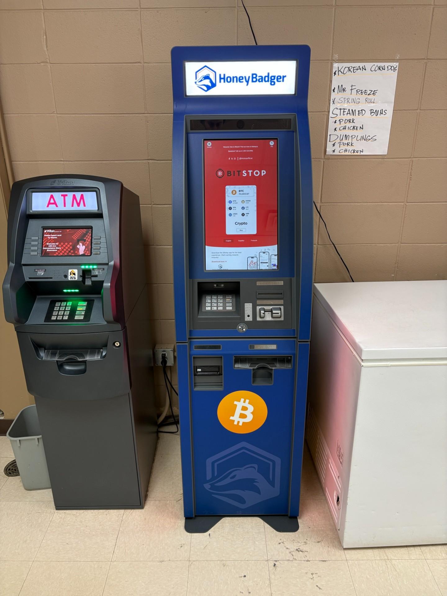 Bitstop ATM at Kelly's Convenience Store in Fort St. John, BC