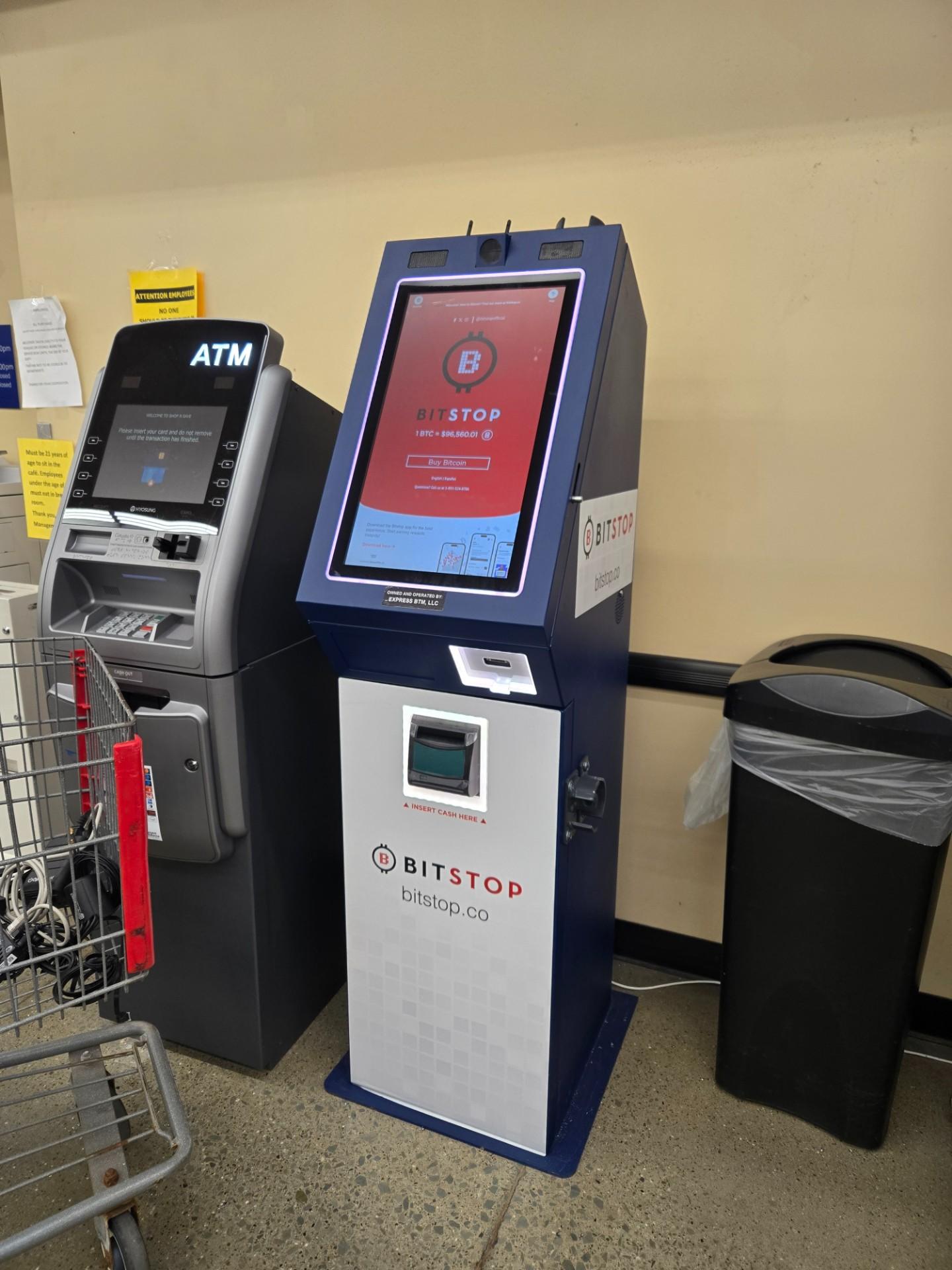Bitstop ATM at SHOP 'n SAVE 212416 in Cranberry Township, PA