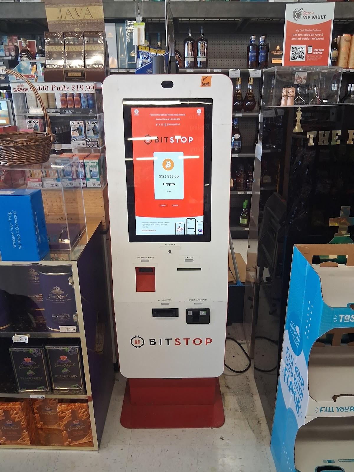Bitstop ATM at Spec's Wine Spirits in Houston, TX