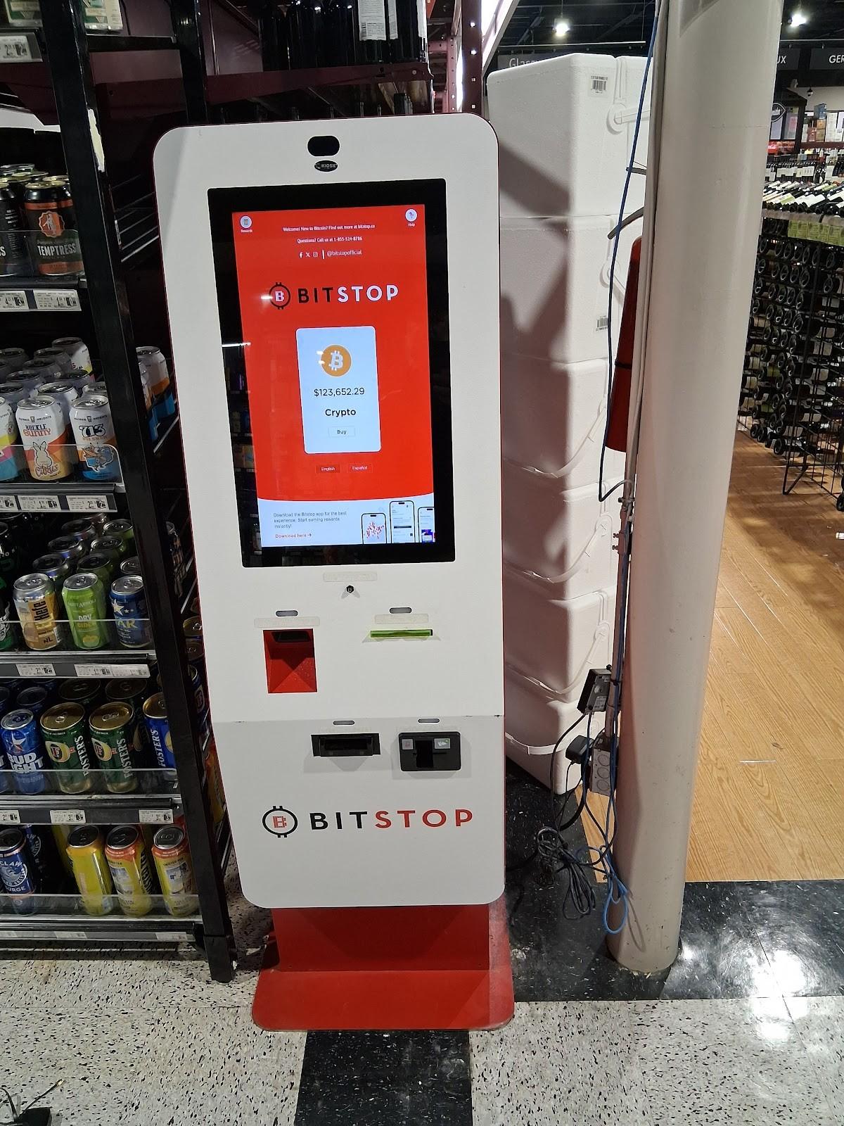 Bitstop ATM at Spec's Wine Spirits in Sugar Land, TX