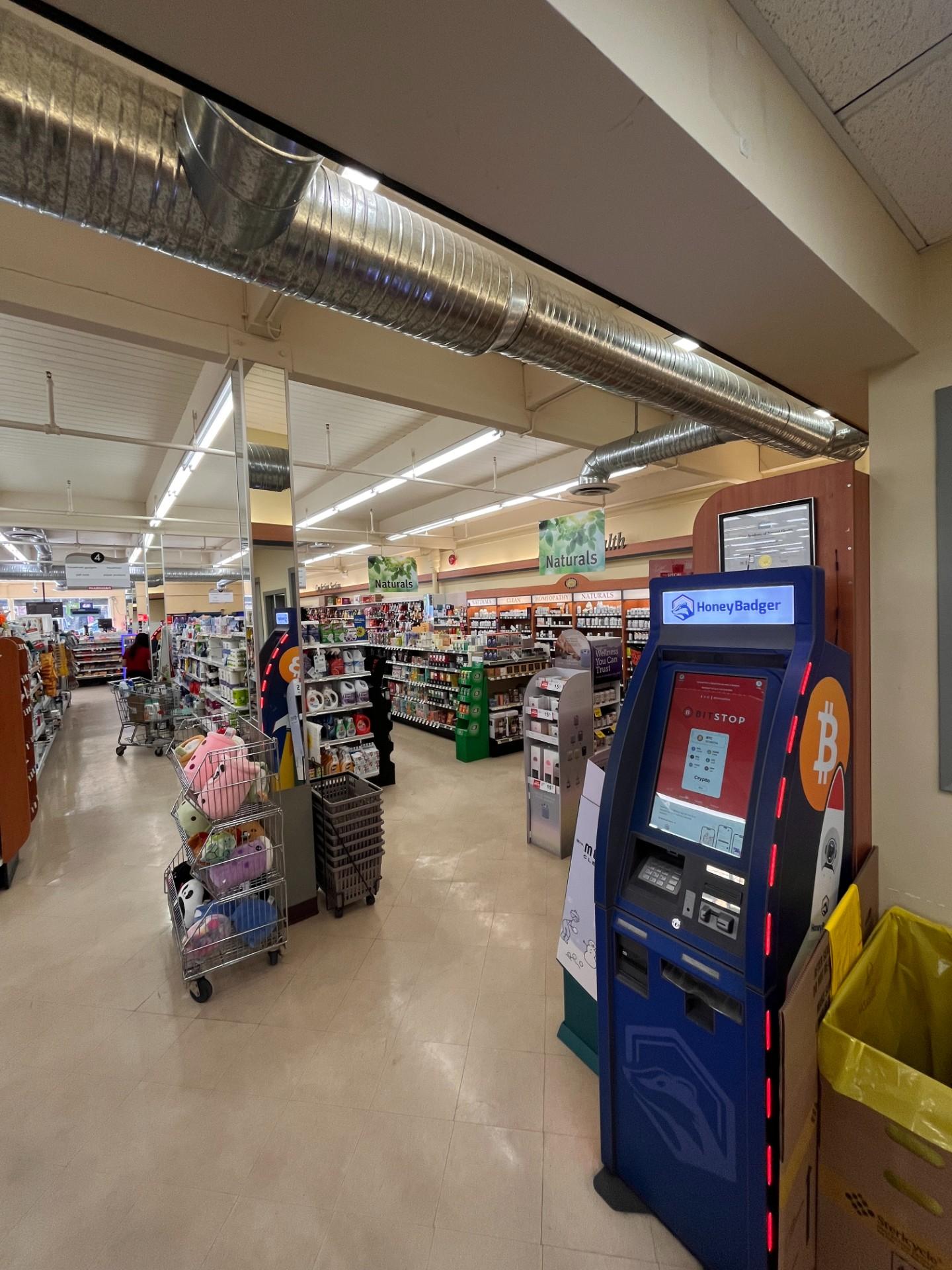 Bitstop ATM at Pharmasave Nelson in Nelson, BC