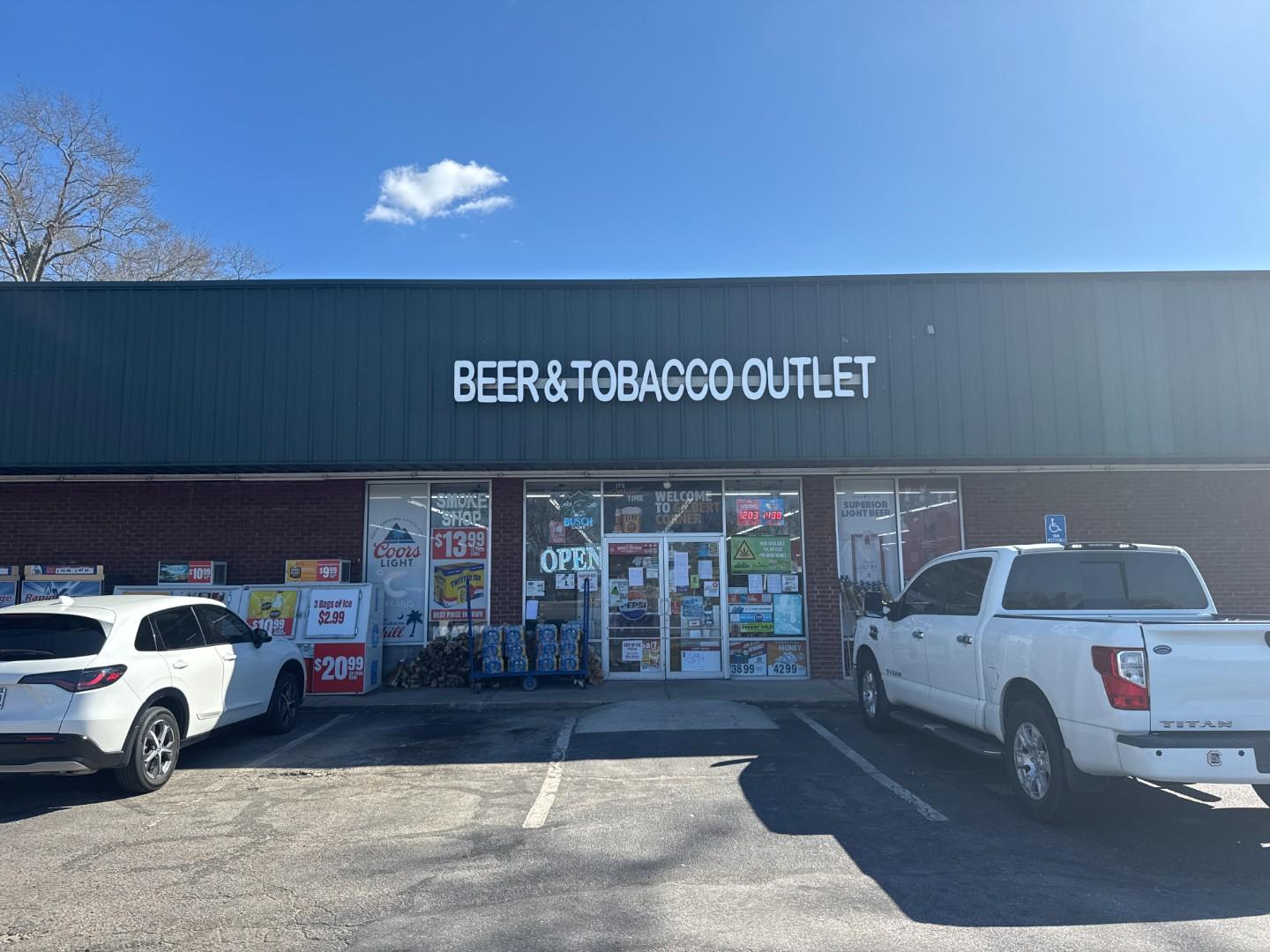 Beer and Tobacco Outlet, 4679 Augusta Highway, Gilbert, SC, 29054, US