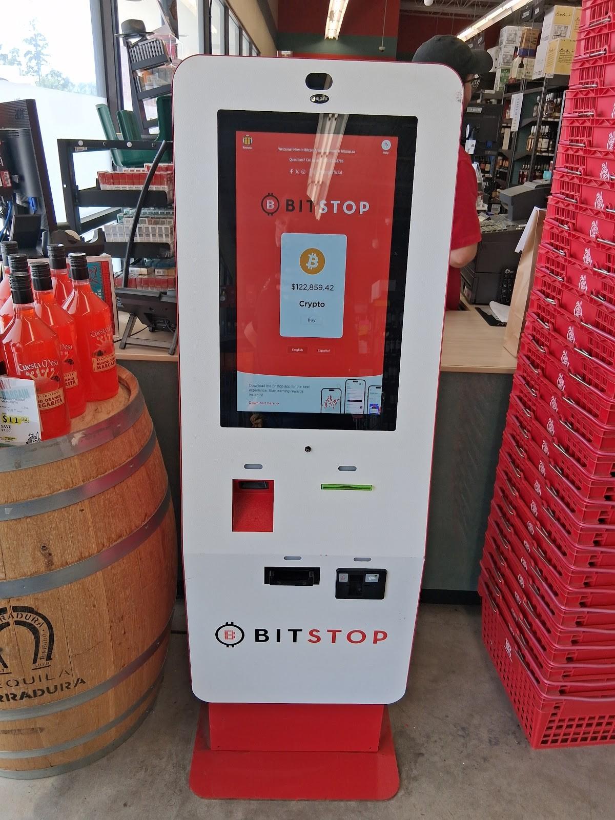 Bitstop ATM at Spec's Wine Spirits in Conroe, TX
