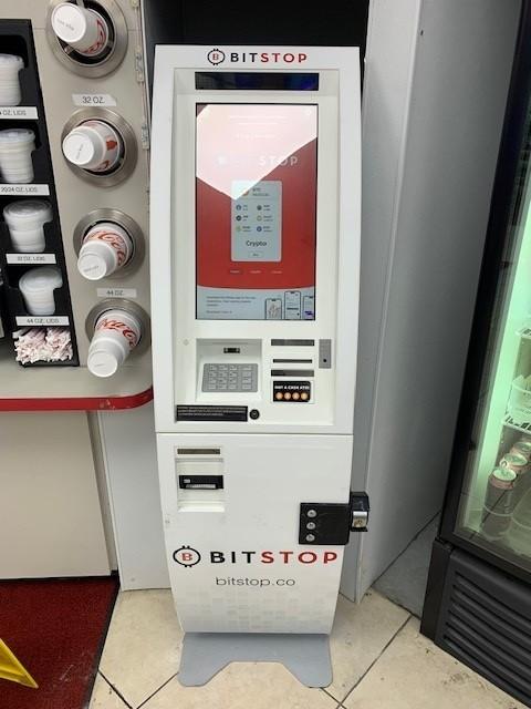 Bitstop ATM at A Pluss in Spring, TX