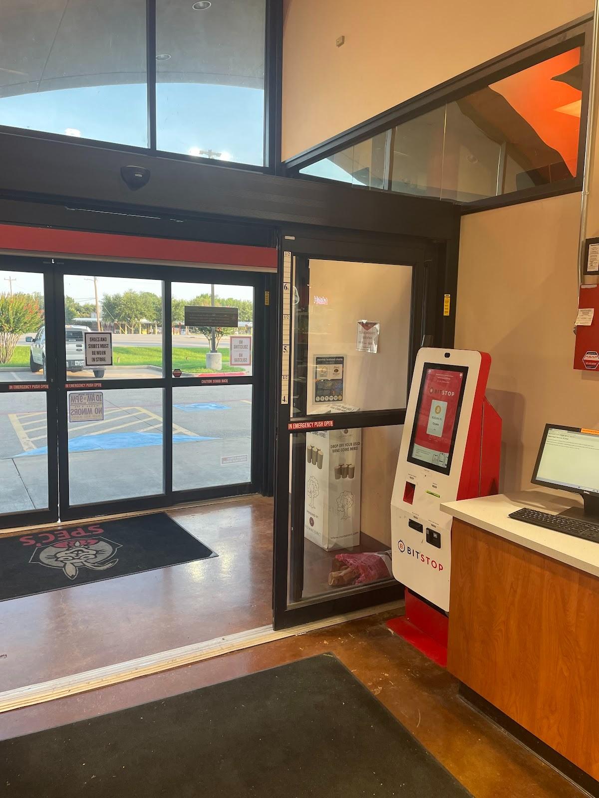 Bitstop ATM at Spec's Wine Spirit in Granbury, TX