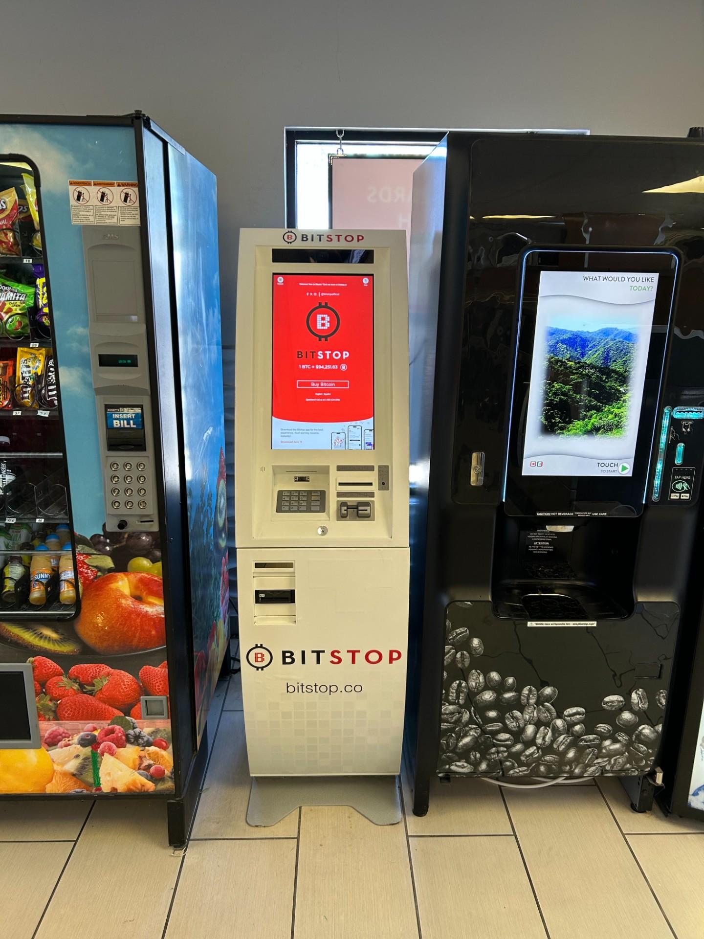 Bitstop ATM at Mega Wash in Sparks, NV