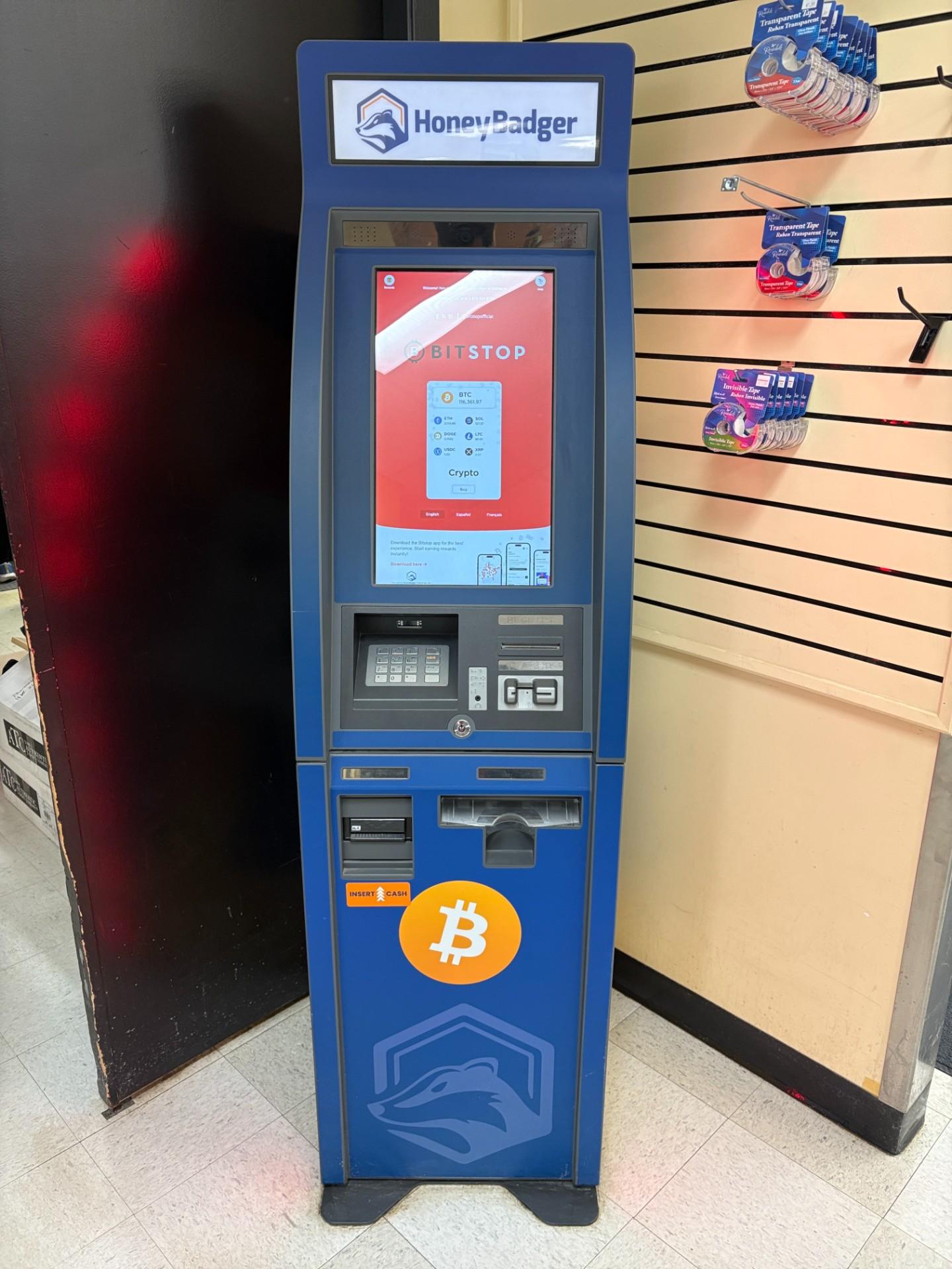 Bitstop ATM at Pharmasave Estevan in Estevan, SK