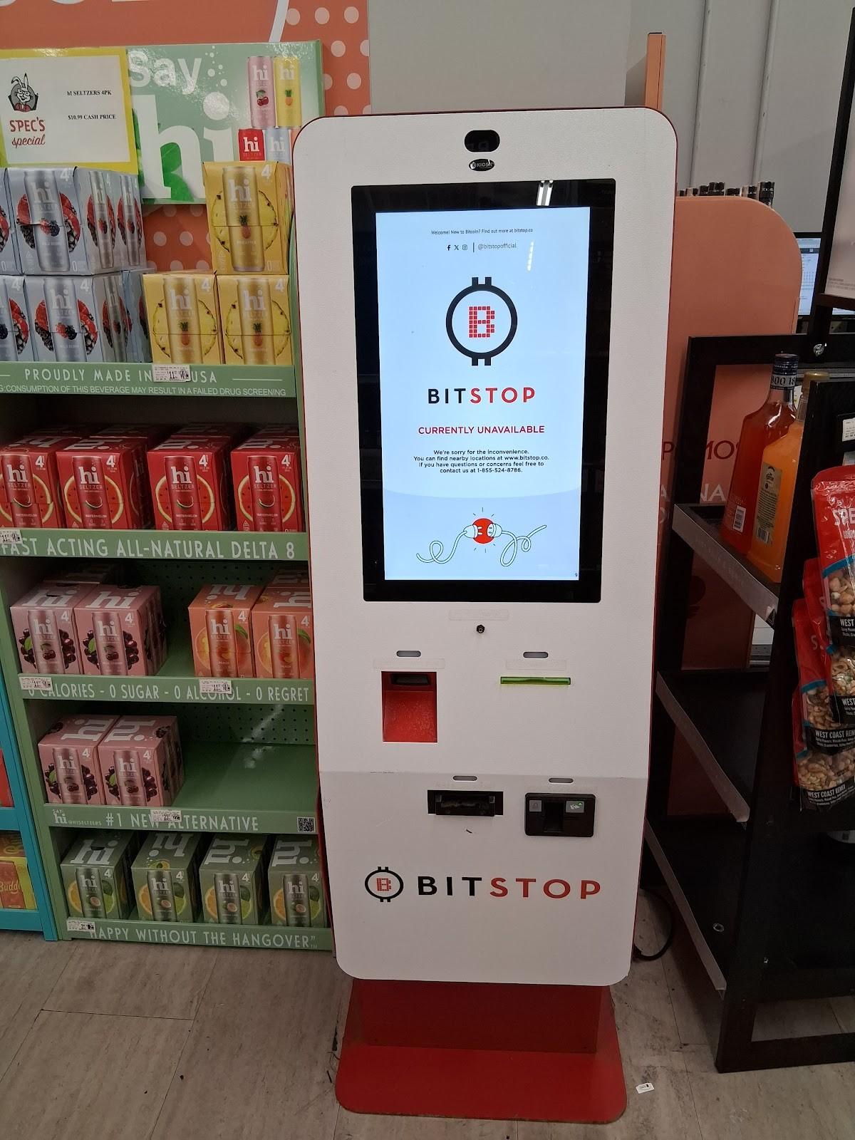 Bitstop ATM at Spec's Wine Spirits in Humble, TX