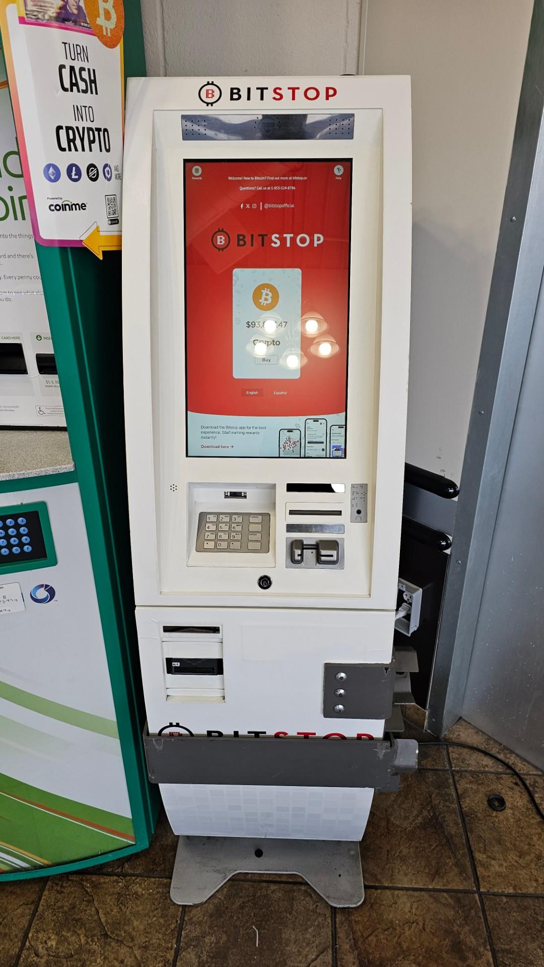 Bitstop ATM at BRONSON'S MARKET #120082 in Beulah, ND