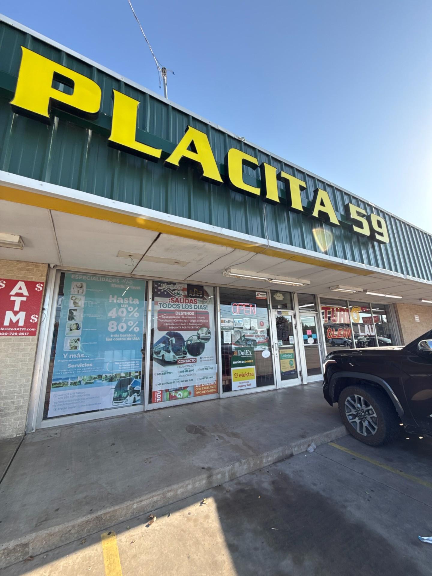 Bitstop ATM at Placita 59 (Placita 59, LLC) in Oklahoma City, OK