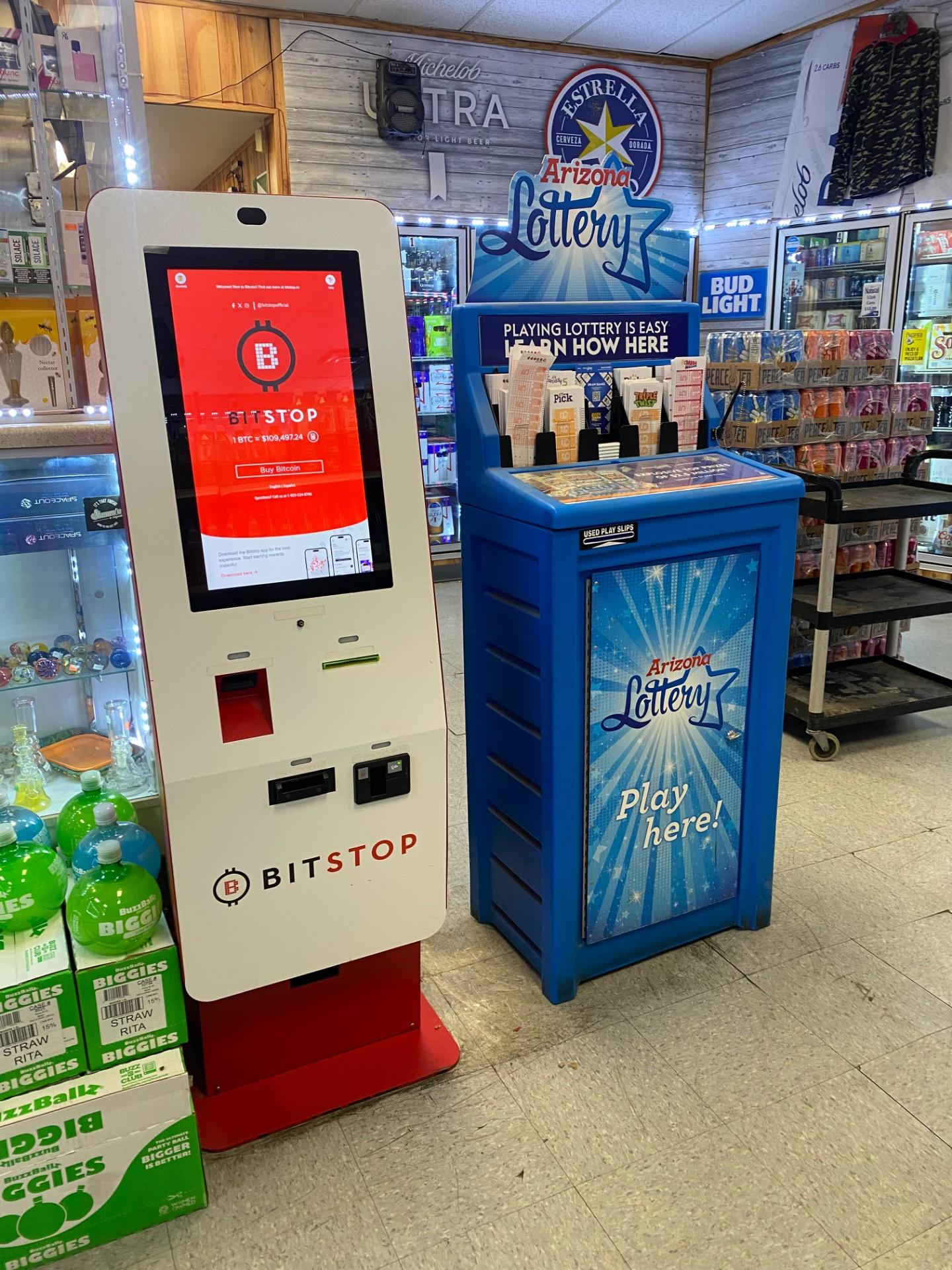 Bitstop ATM at Goodyear Food Store in Goodyear, AZ
