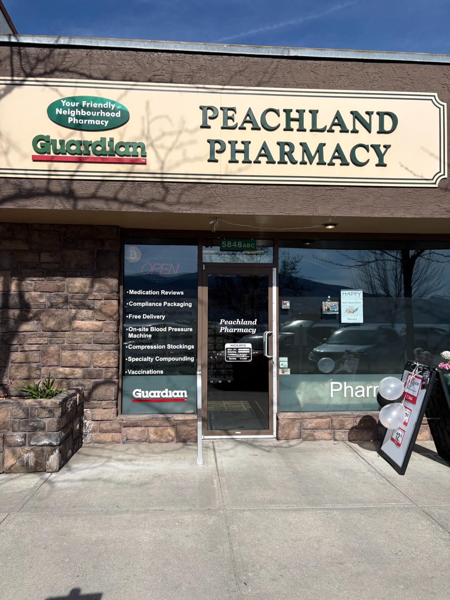 Bitstop ATM at Guardian Peachland Phcy in Peachland, BC