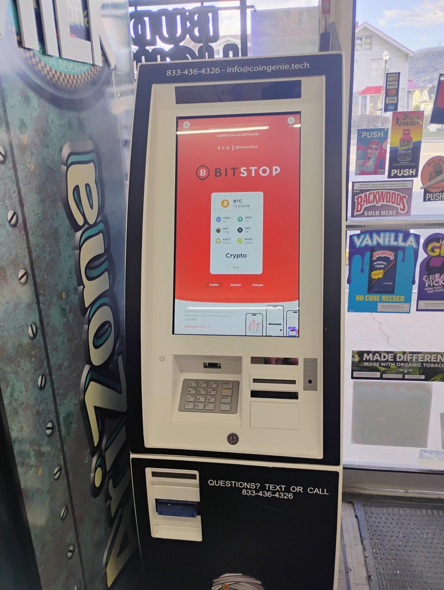 Bitstop ATM at W 4th St in Williamsport, PA