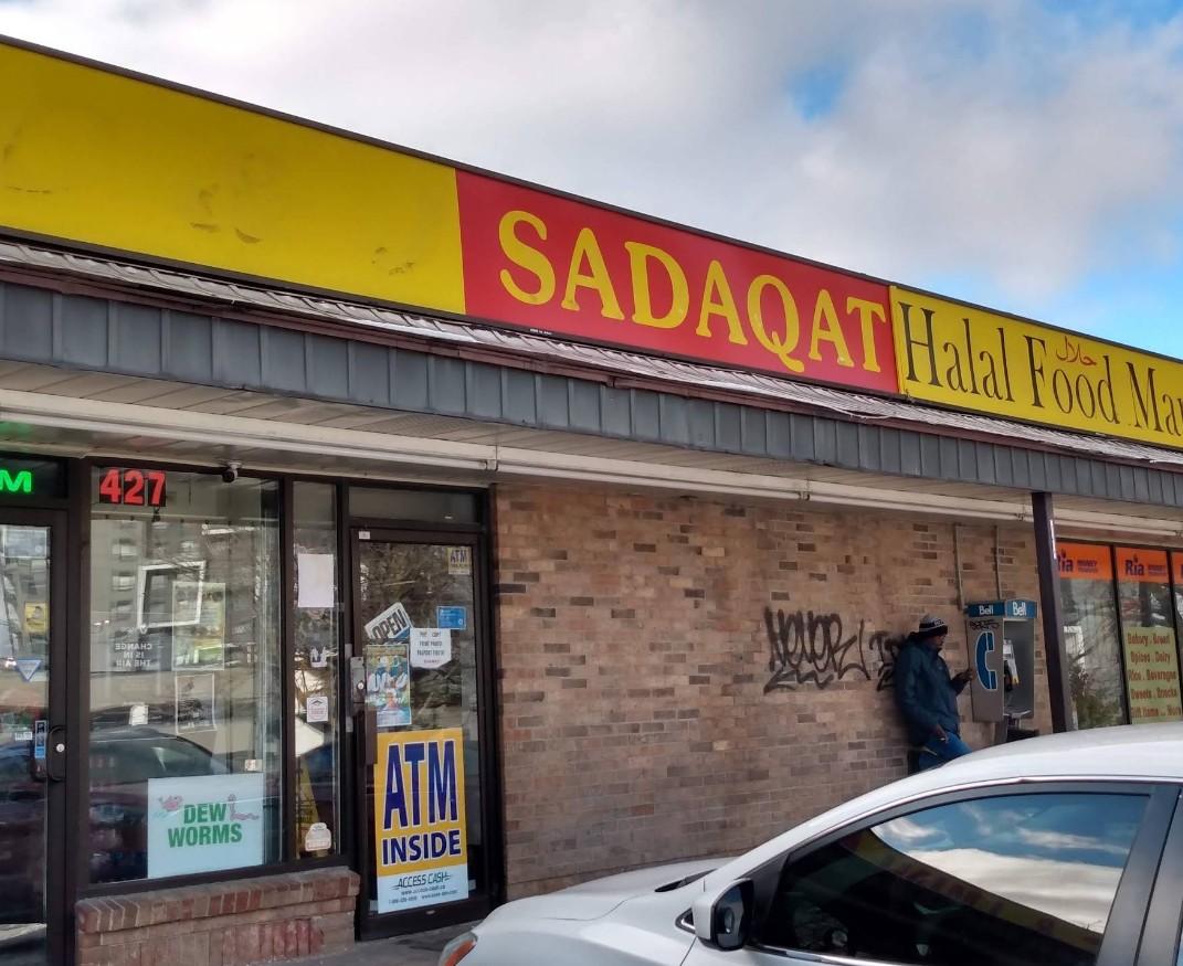 Bitstop ATM at Sadaqat Halal Food Market in Kitchener, ON