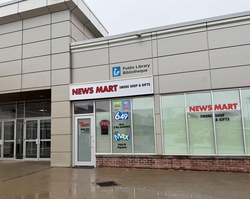 Bitstop ATM at News Mart Smoke Shop & Gifts in Saint John, NB