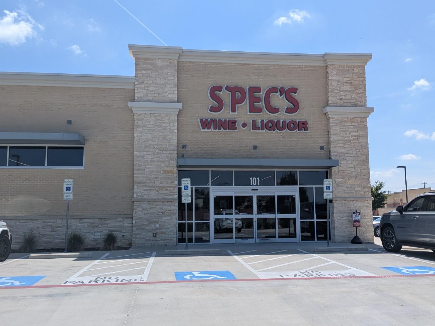 Bitstop ATM at Spec's Wine Spirits in Keller, TX