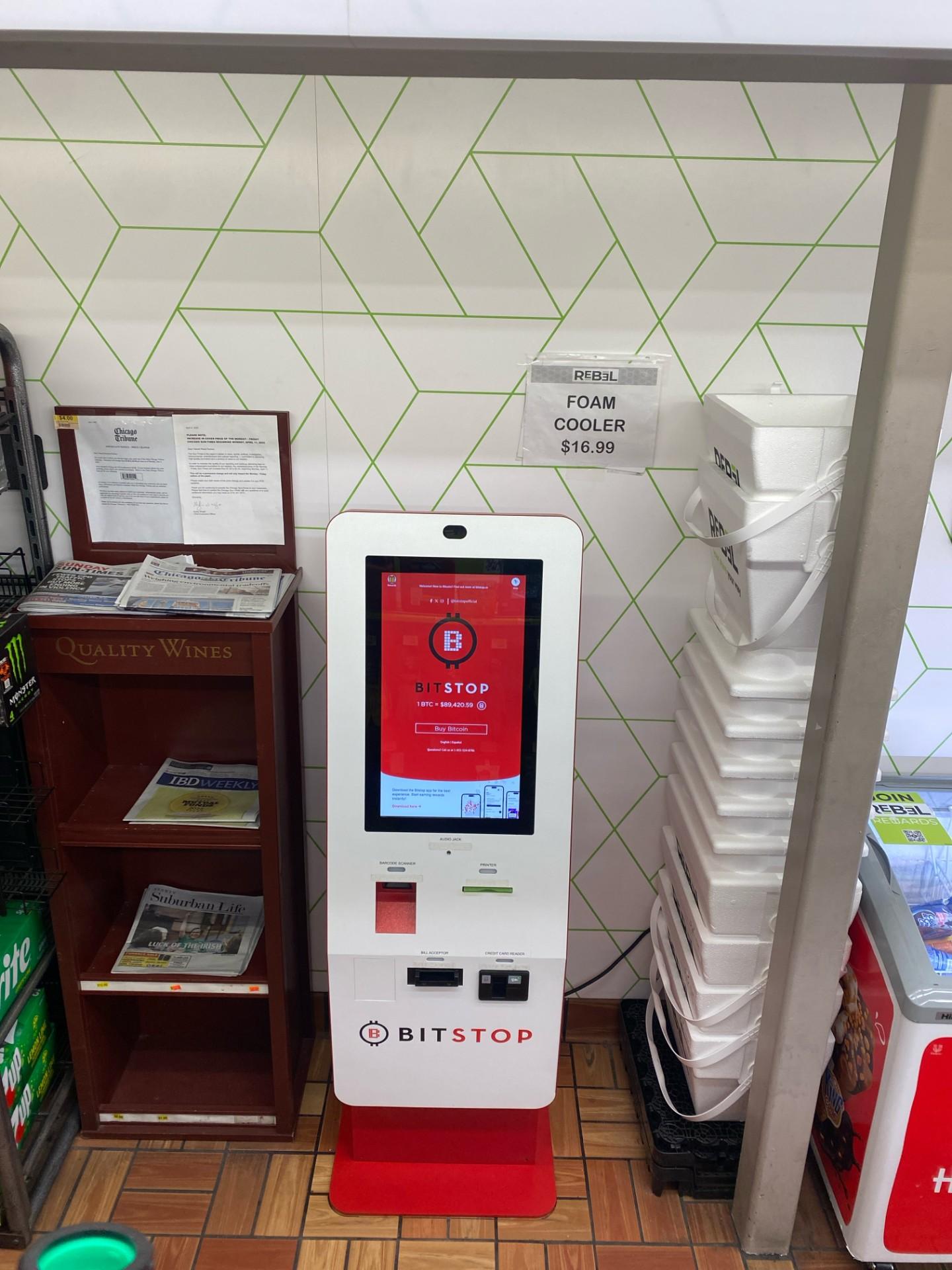 Bitstop ATM at EXXON MOBIL in Lyons, IL