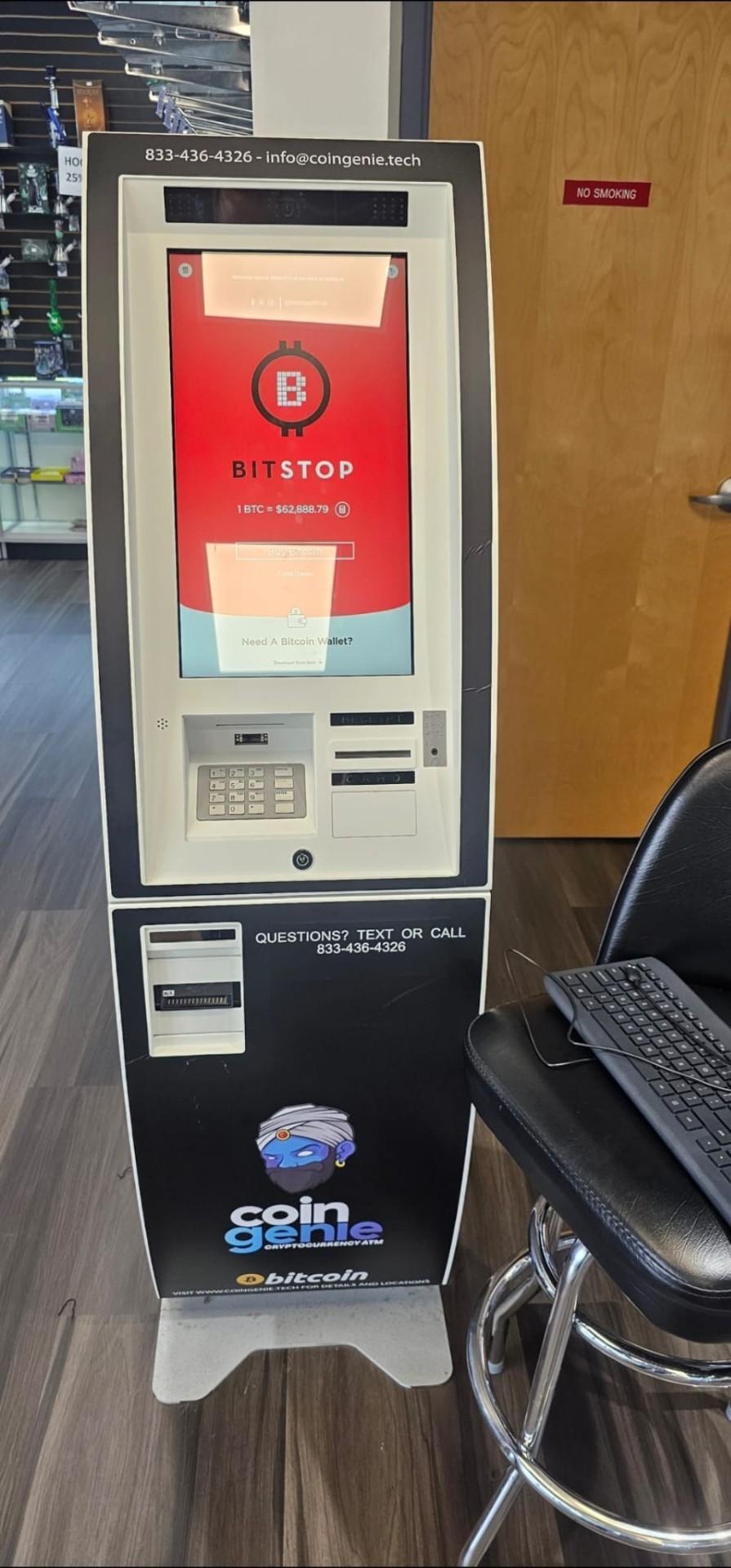 Bitstop ATM at Palace Spa Boston MASS in Boston, MA