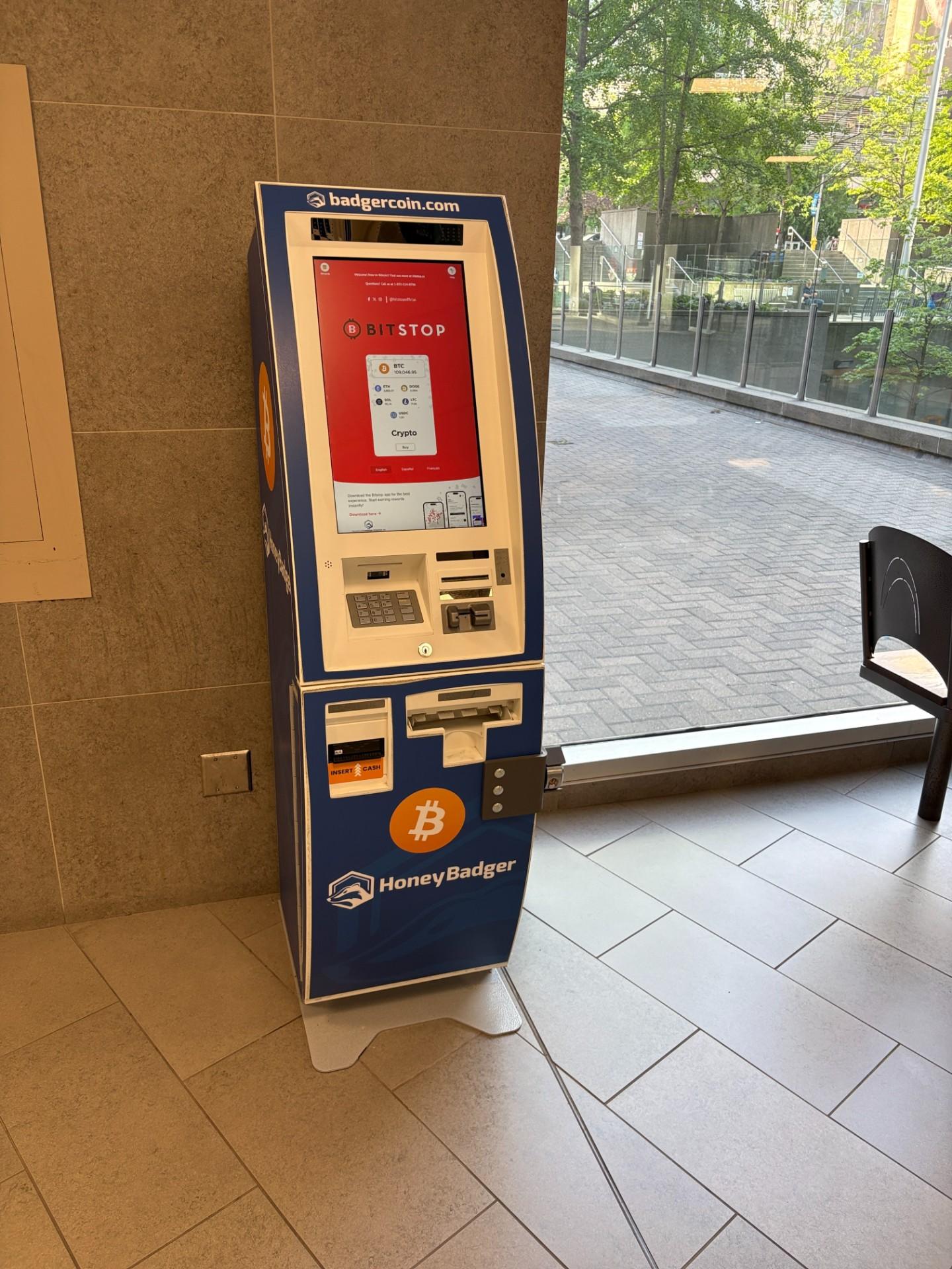 Bitstop ATM at Ontario Power Building (OPG) in Toronto, ON