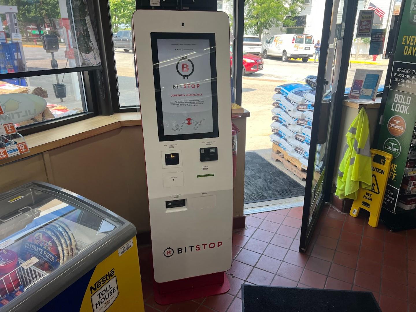 Bitstop ATM at Ultimart in Green Lake, WI