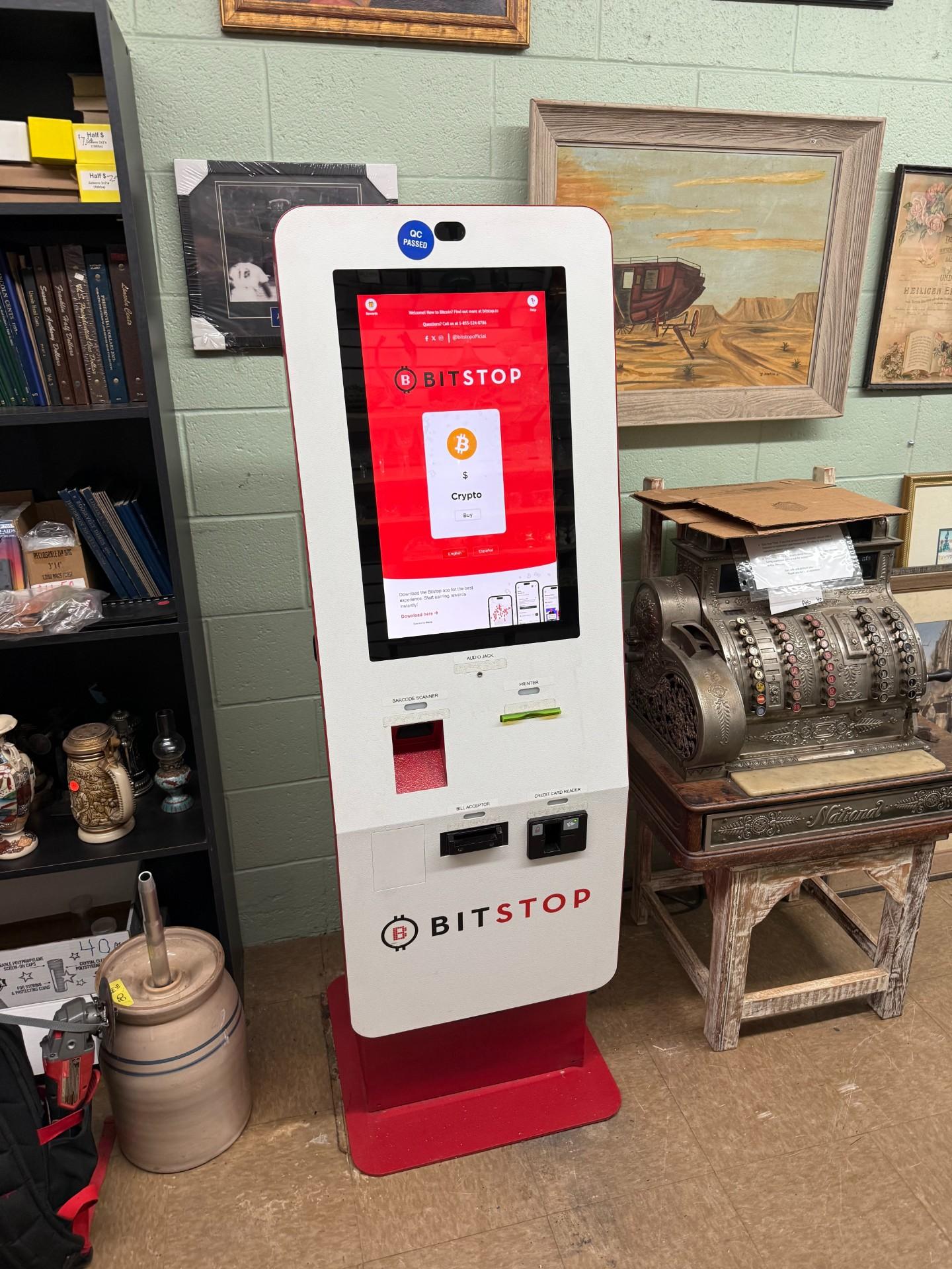 Bitstop ATM at Coin & Gold Exchange in Oklahoma City, OK