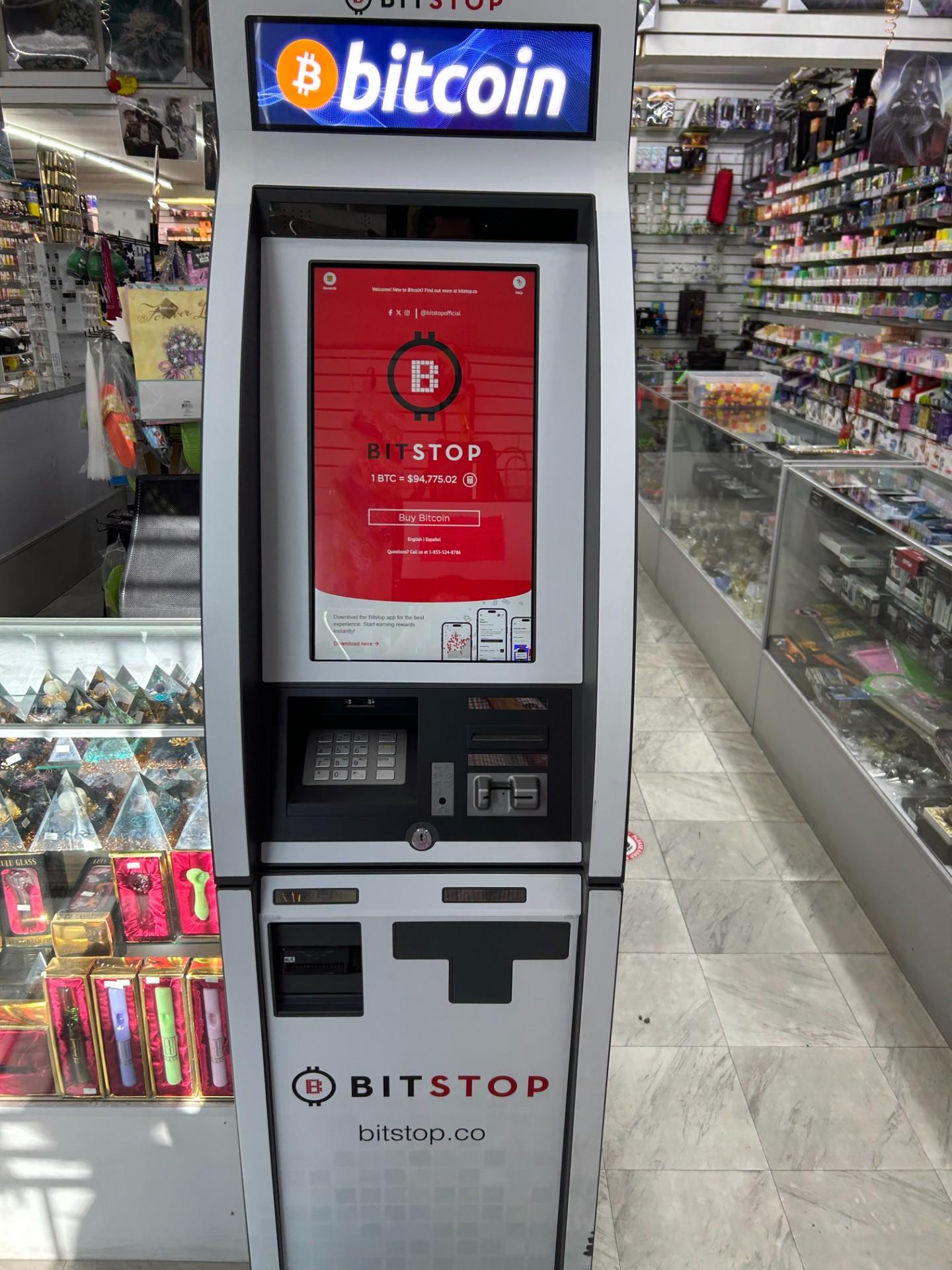 Bitstop ATM at Sunny’s E-Cigs in Reno, NV