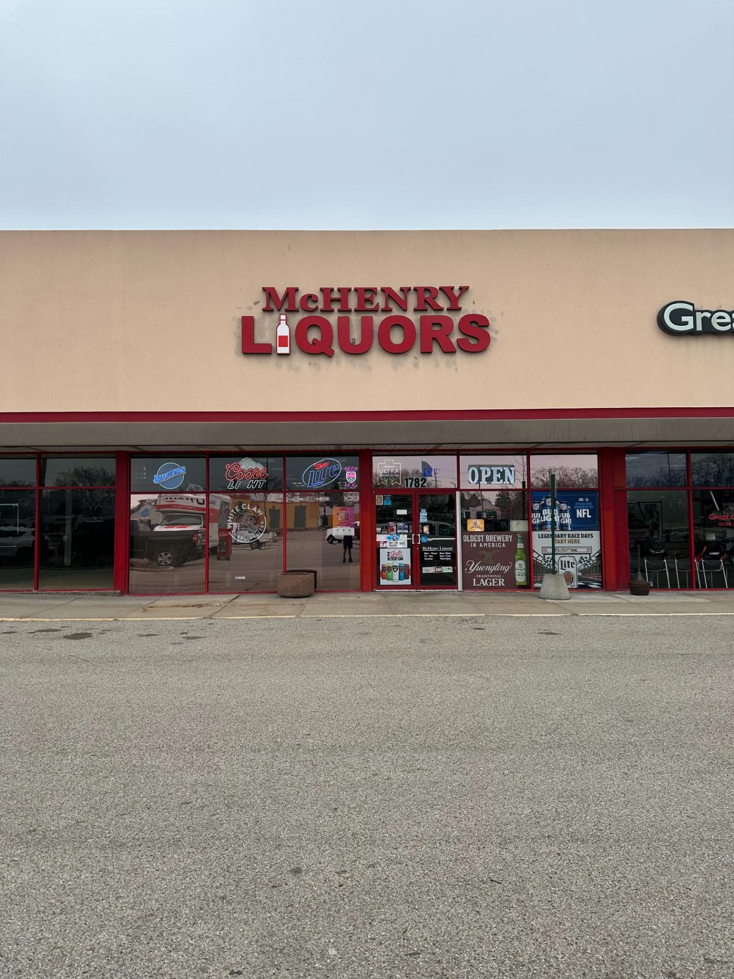 Bitstop ATM at McHenry Liquors in McHenry, IL