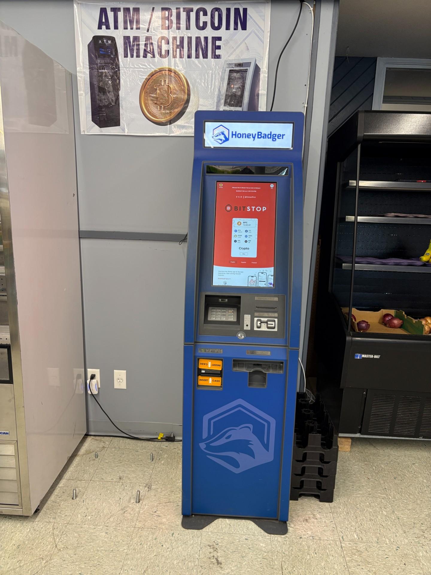Bitstop ATM at M.A.M Convenience World in Prince George, BC