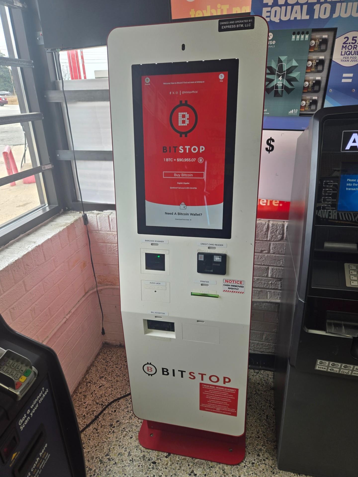 Bitstop ATM at Pantry in Greensboro, NC