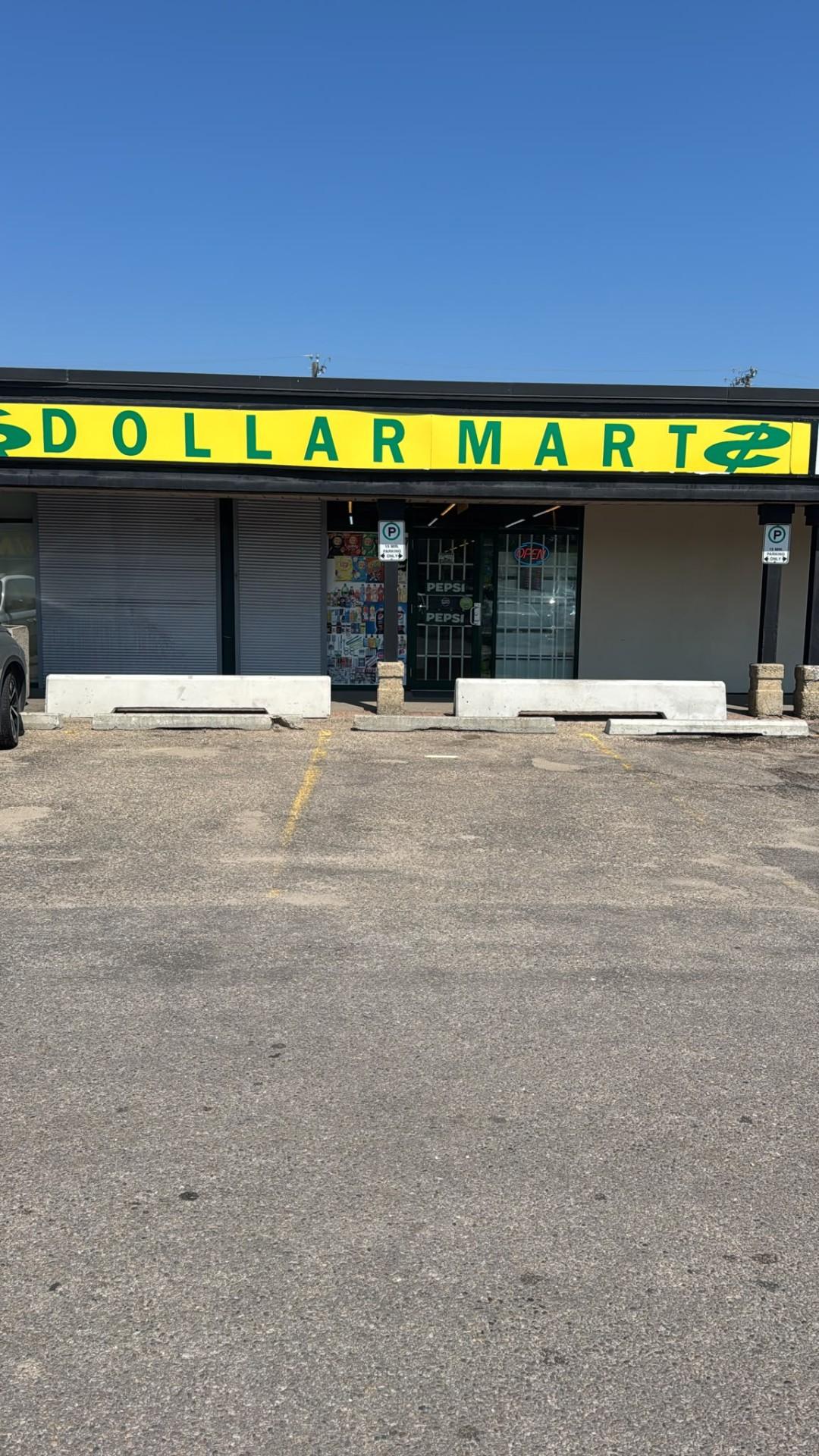 Bitstop ATM at Dollar Mart in Edmonton, AB