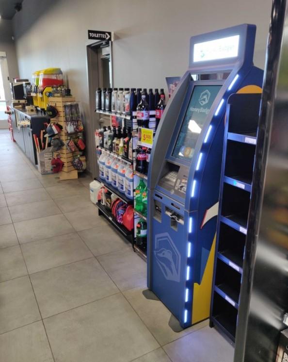 Bitstop ATM at Super Sagamie Petro Canada in Victoriaville, QC