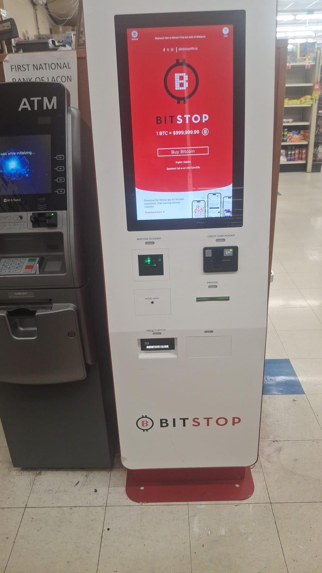 Bitstop ATM at Jim's IGA in Lacon, IL