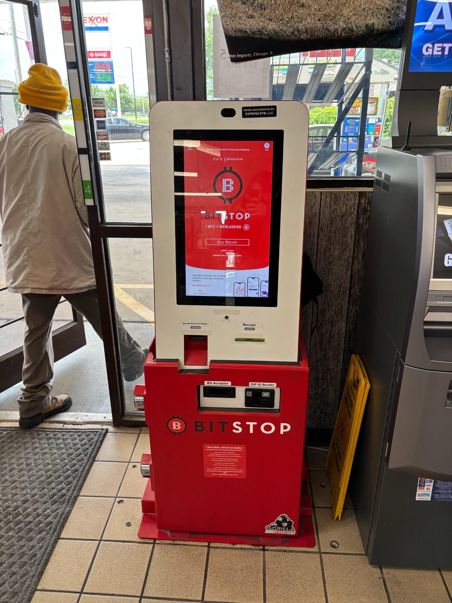 Bitstop ATM at Sams Mart #110 N Tryon in Charlotte, NC