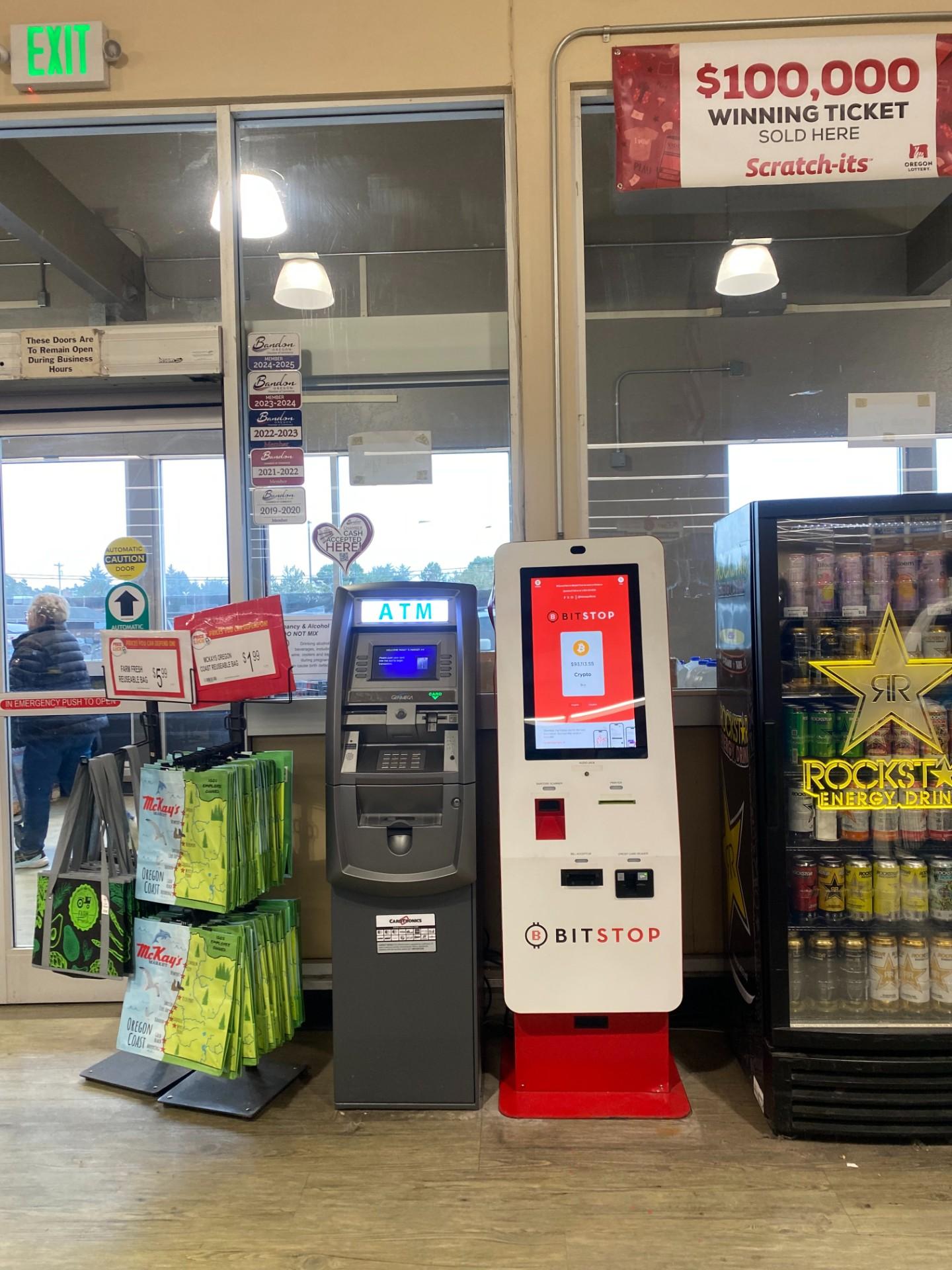 Bitstop ATM at McKay's Market #4 in Bandon, OR