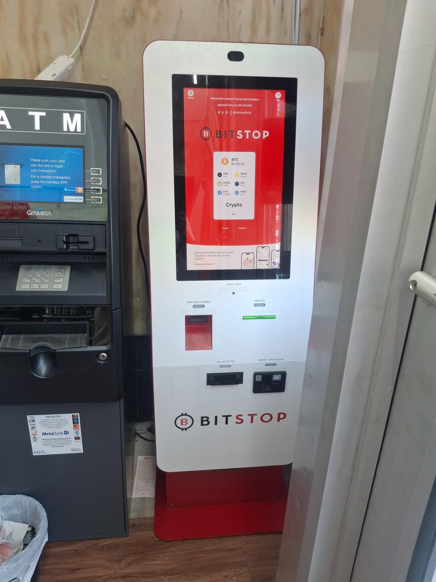 Bitstop ATM at 305 Market in Miami, FL