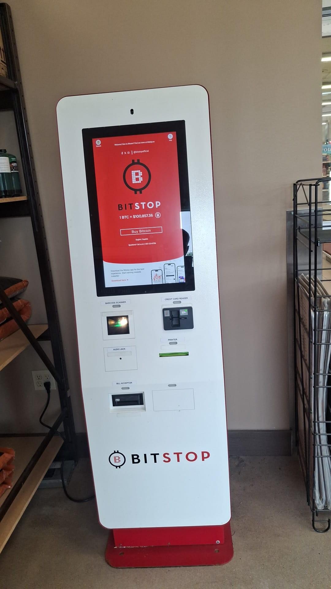 Bitstop ATM at Kirby Foods Clinton in Clinton, IL