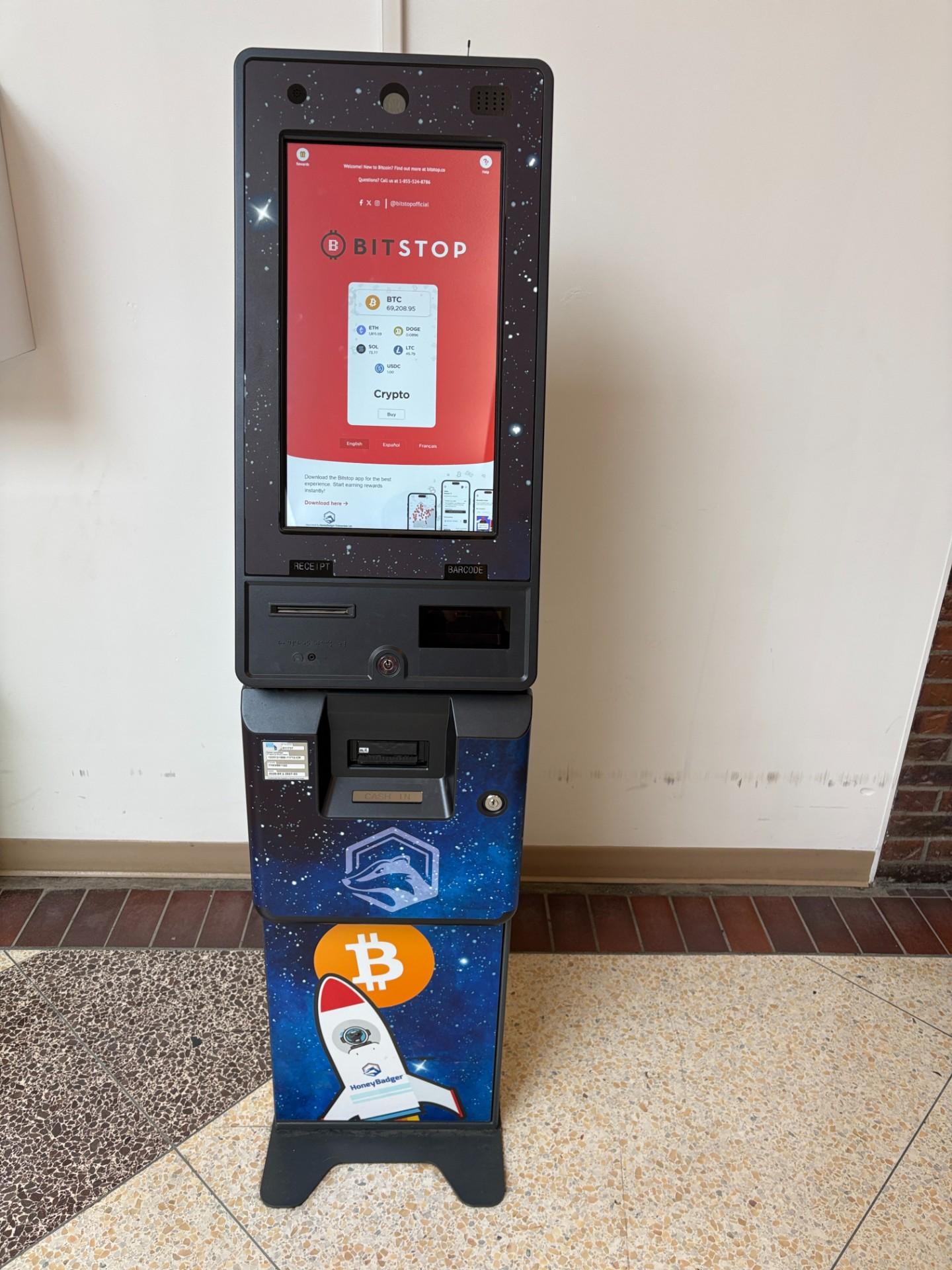 Bitstop ATM at Galeries Baie-Comeau in Baie-Comeau, QC