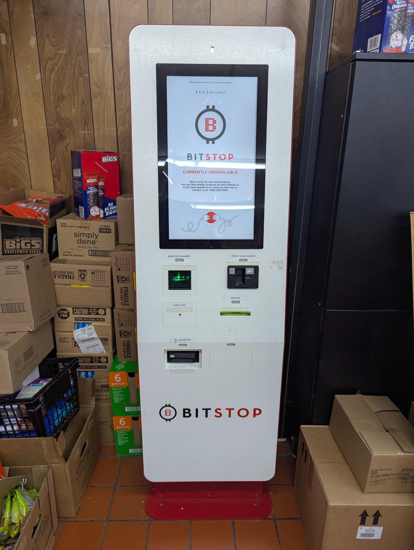 Bitstop ATM at Allsup's in Gallup, NM