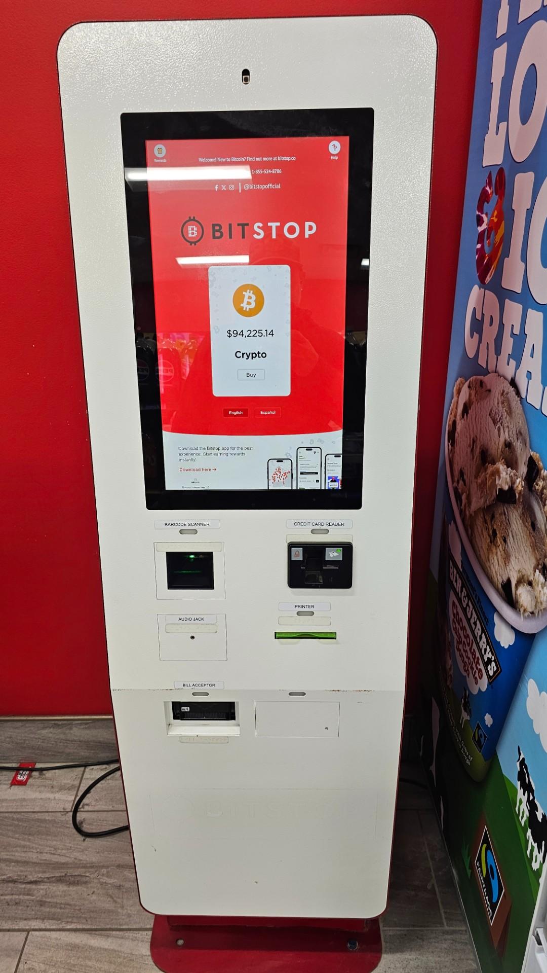 Bitstop ATM at Allsups Store #102388 in Canyon, TX