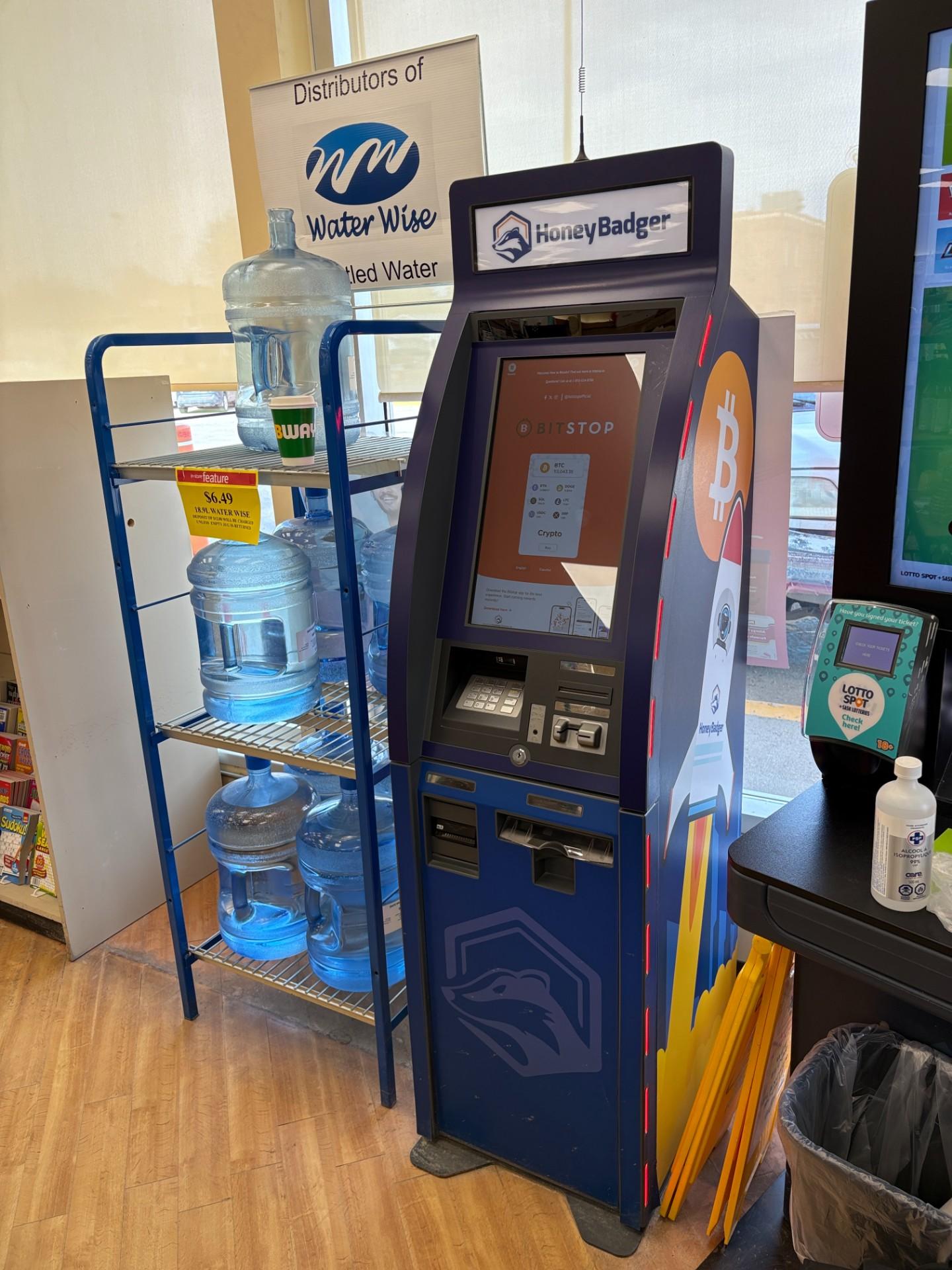 Bitstop ATM at Pharmasave Swift Current in Swift Current, SK