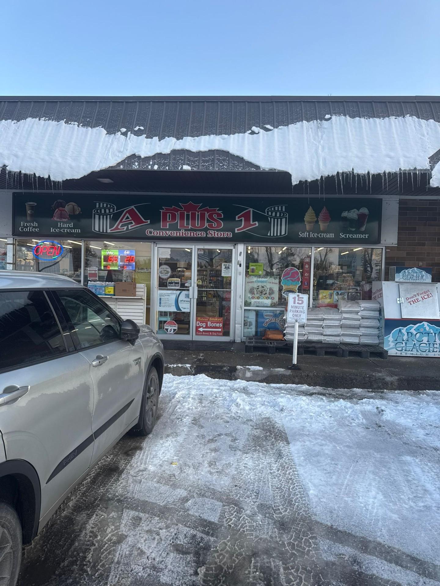 Bitstop ATM at A Plus 1 Convenience Store in Calgary, AB