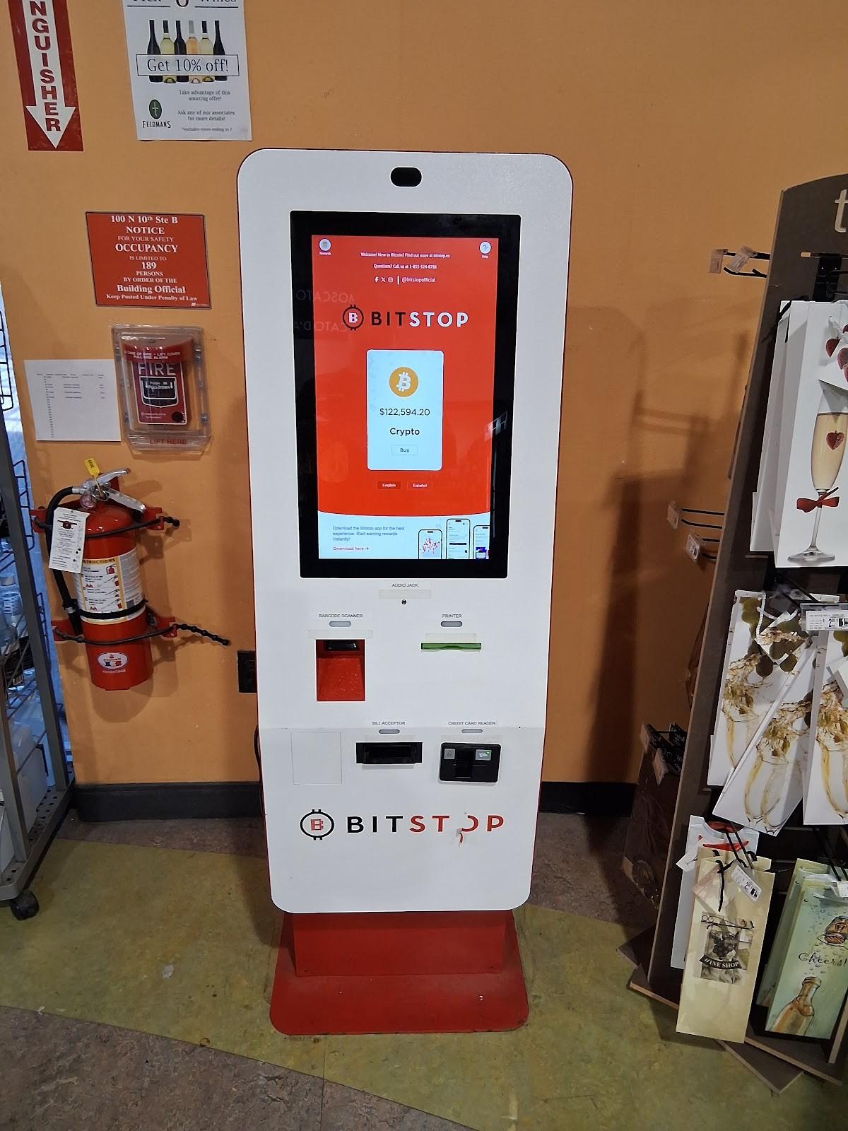 Bitstop ATM at Spec's Wine Spirit (Feldman) in McAllen, TX