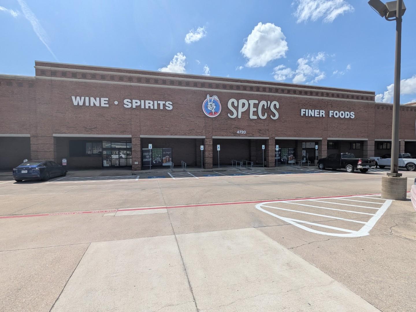 Spec's Wine Spirits #160, 4720 Bryant Irvin Rd, Fort Worth, TX, 76132, US