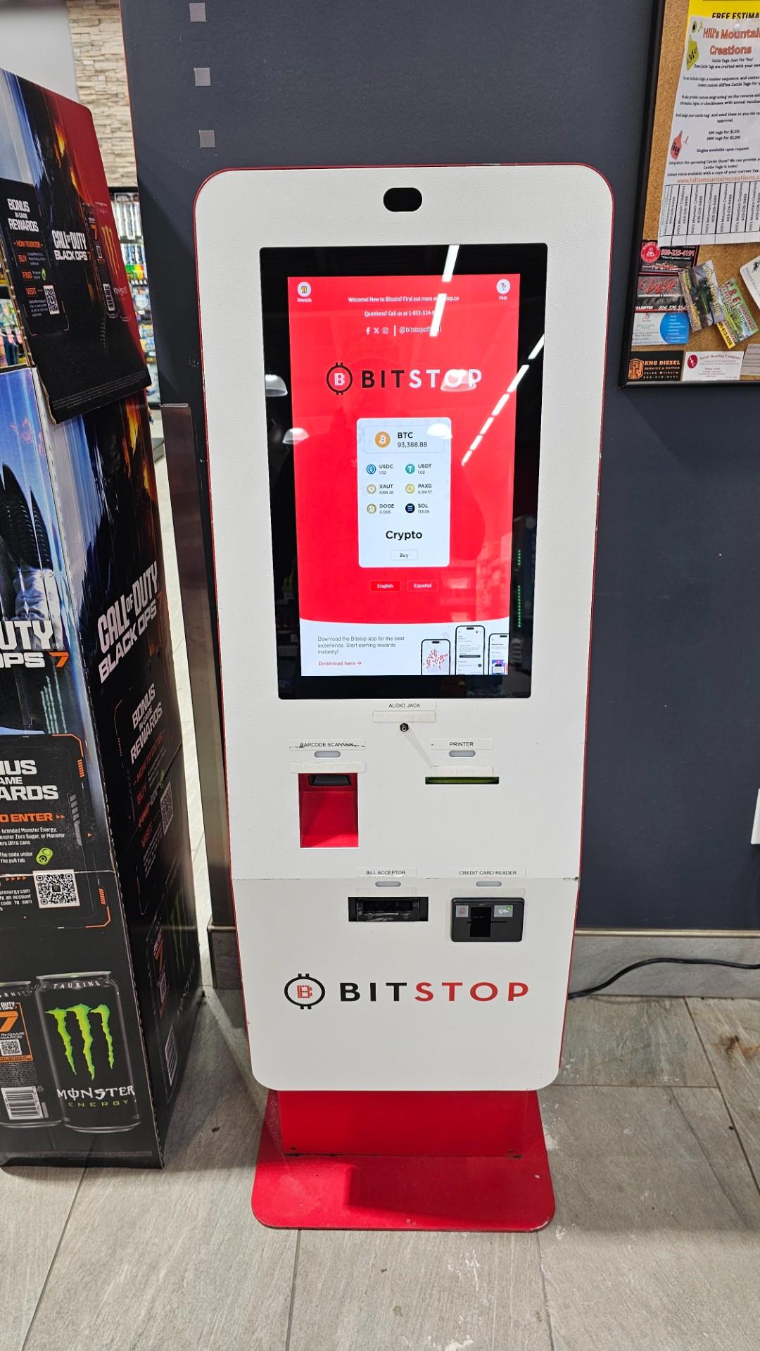 Bitstop ATM at Allsup's #102476 in Elk City, OK