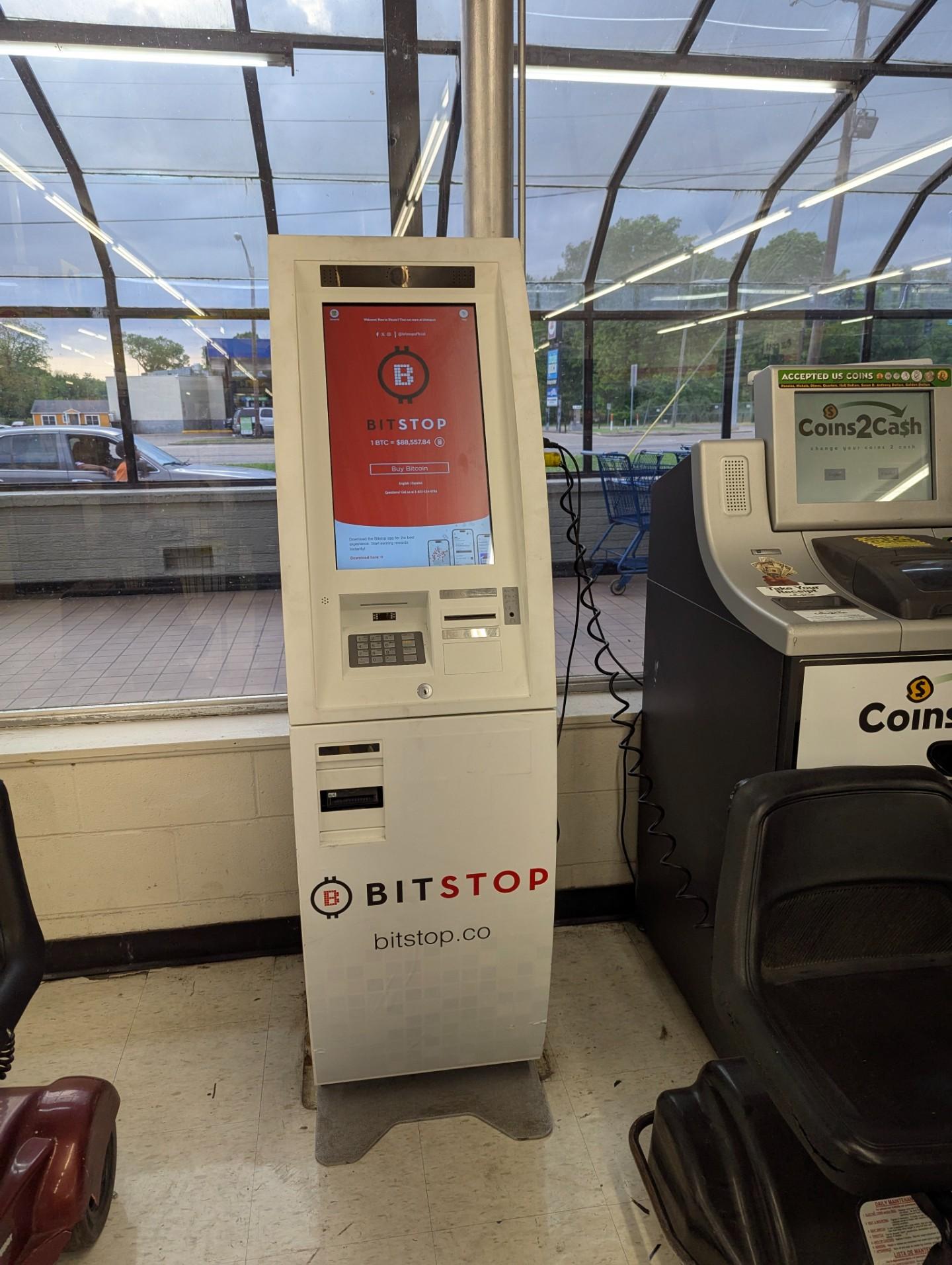 Bitstop ATM at Shoppers Value in Greenville, MS