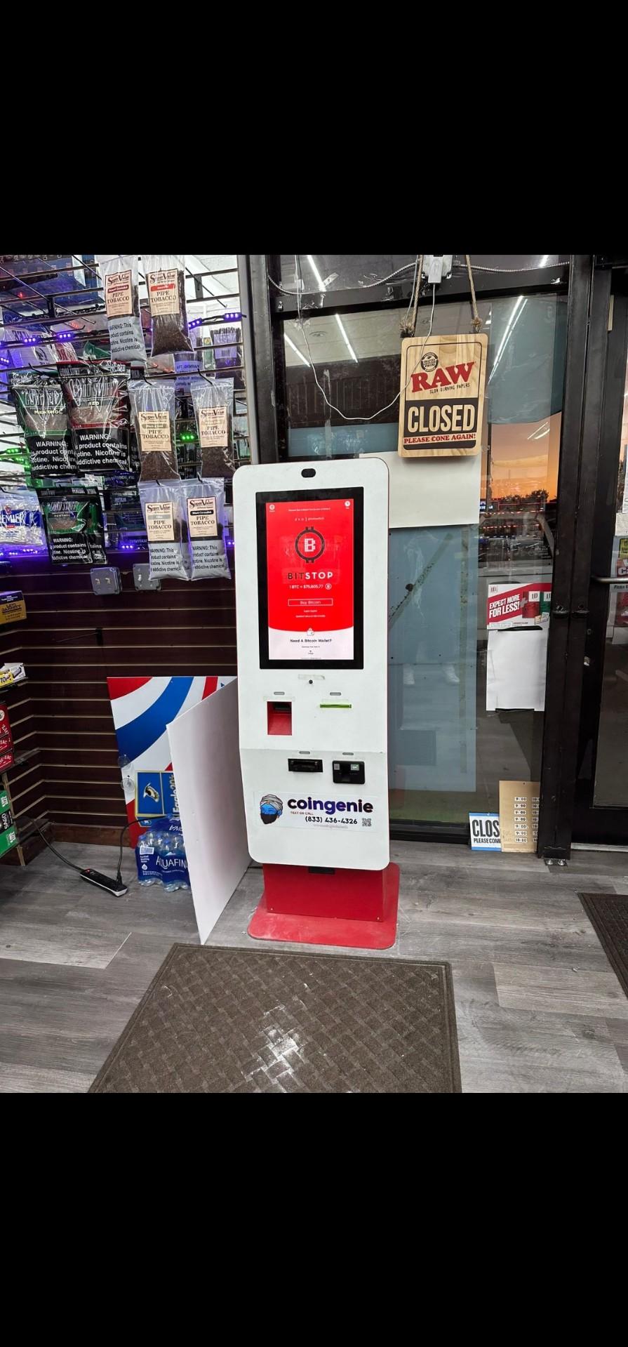 Bitstop ATM at Sunoco London in London, KY