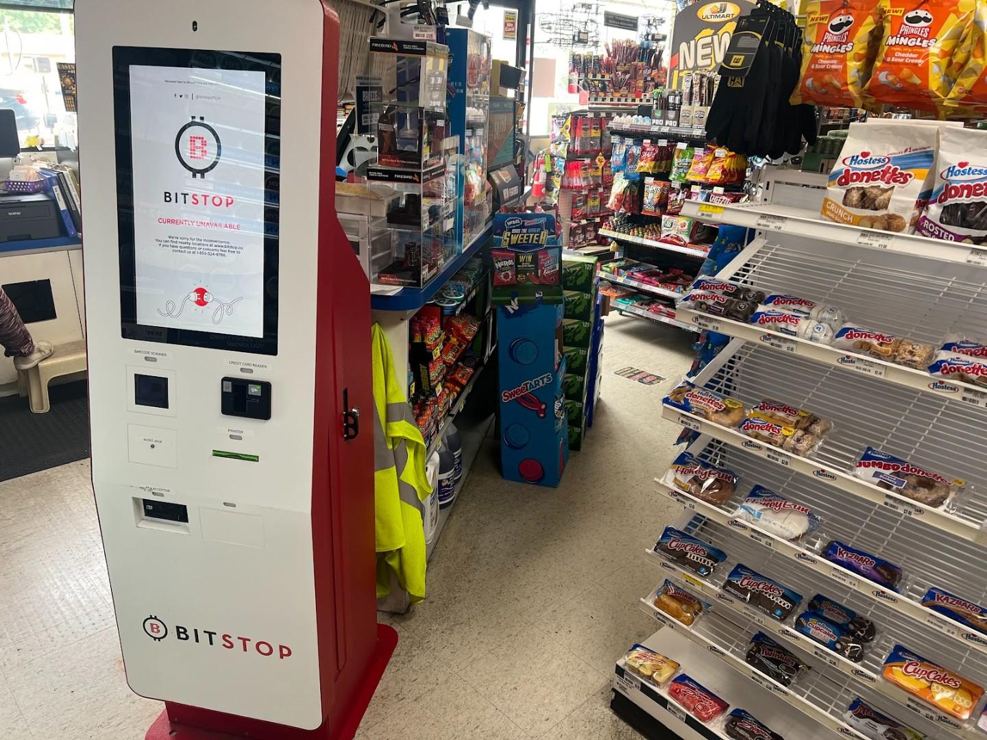 Bitstop ATM at Ultimart in Wautoma, WI