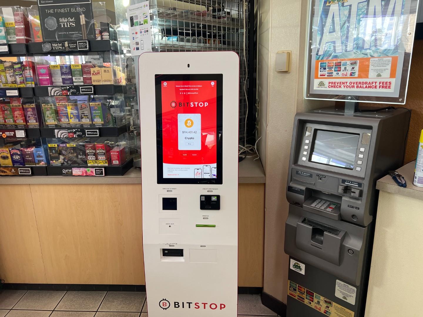 Bitstop ATM at Howard central bp in Green Bay, WI